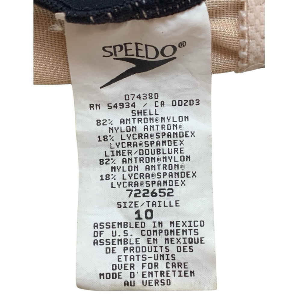 Speedo Classic Black Women's Swimsuit - Picture 8 of 10